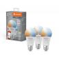 Preview: 3er Pack LEDVANCE E27 SMART+ WiFi LED Lampen dimmbar 9W wie 60W Tunable White